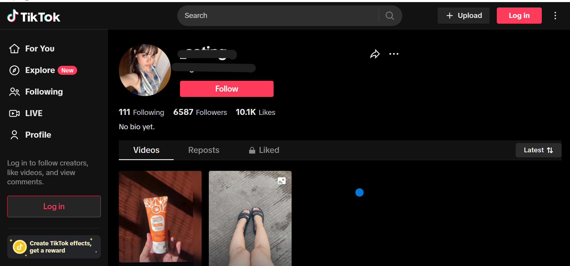 High Quality Real 6.2k Followers TikTok 10k Likes