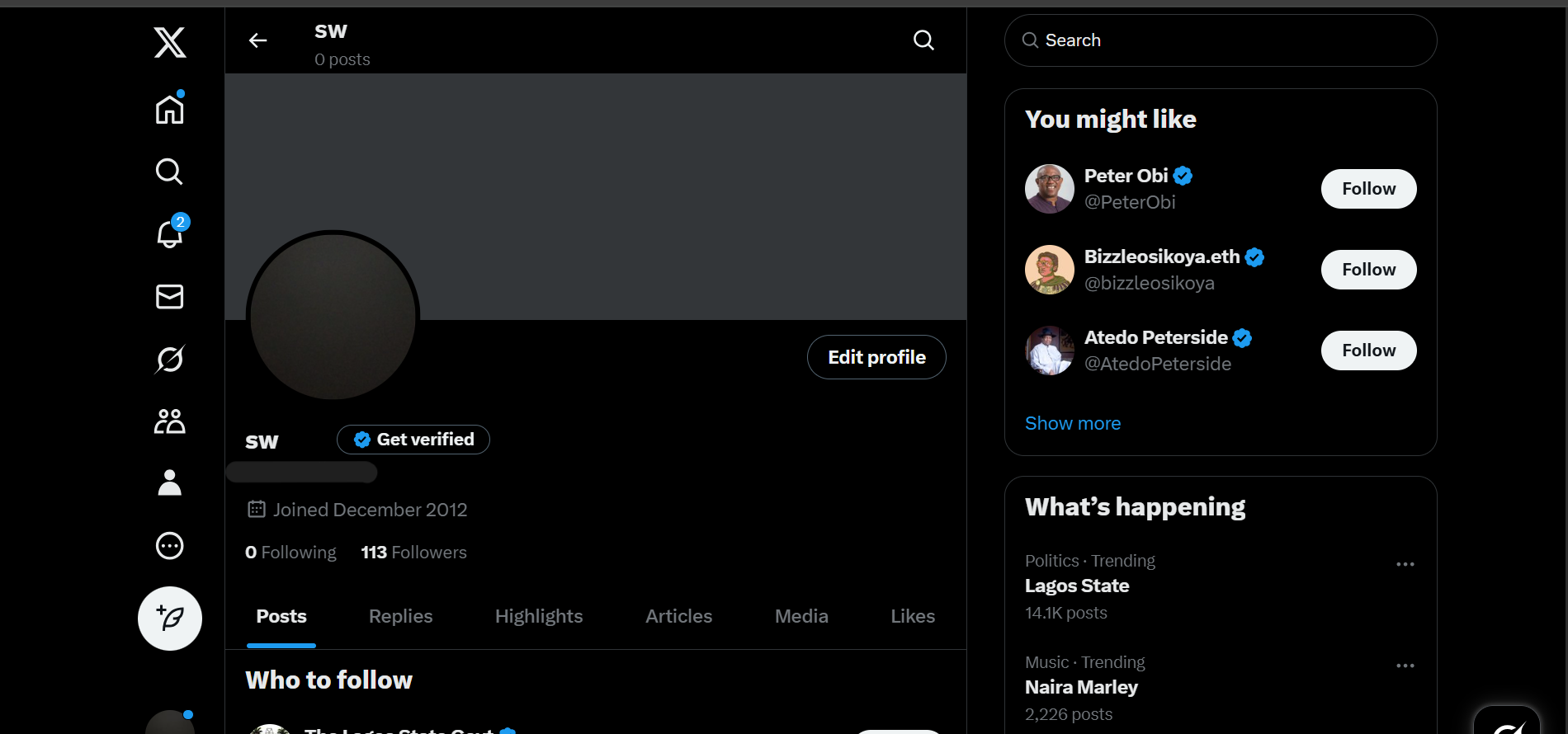 2012 X (Twitter) 100+ Real Followers