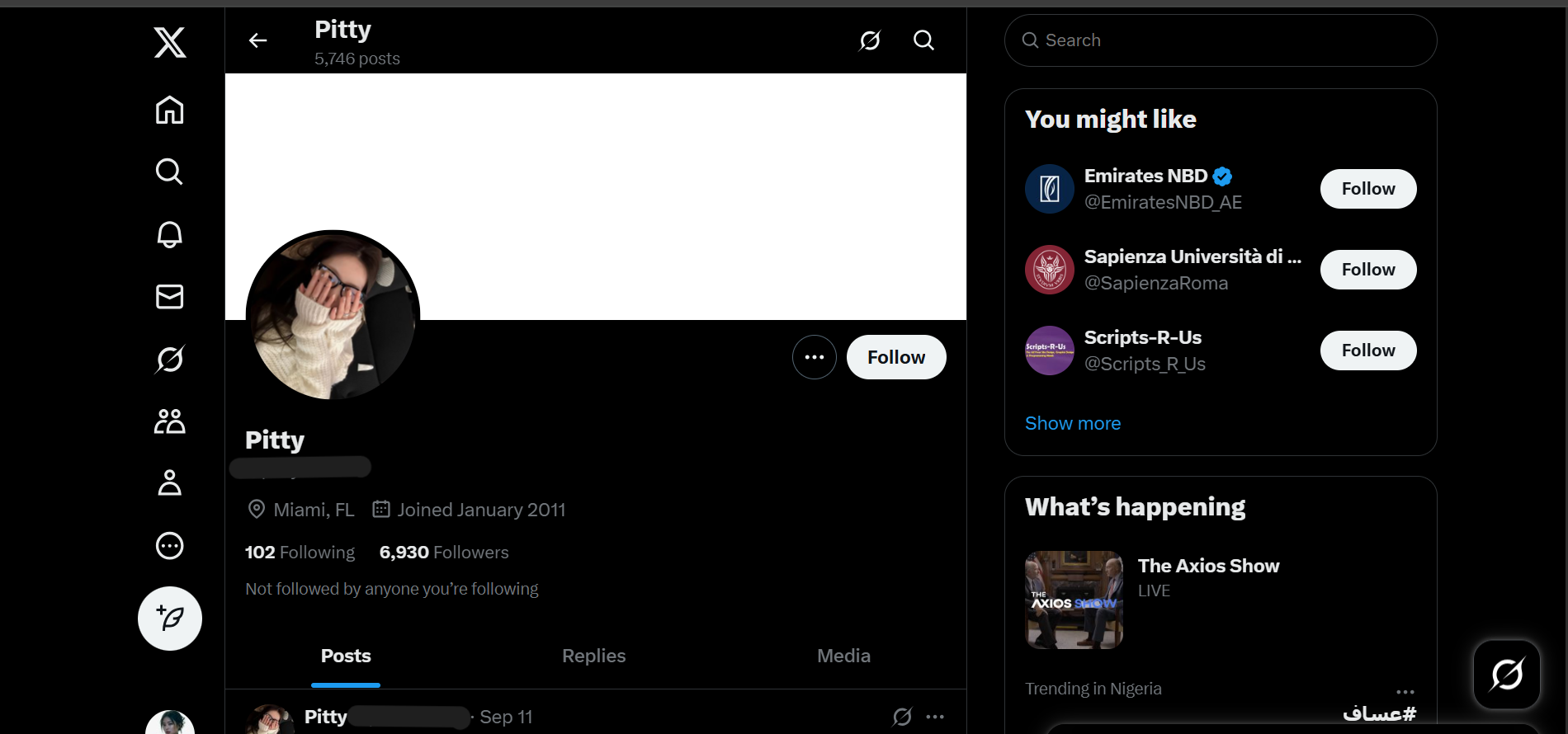 6K+ Real Followers 2011 X (Twitter)