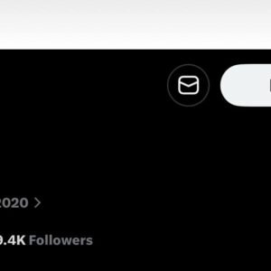 29.5k follower x account (established 2020) – aged authority