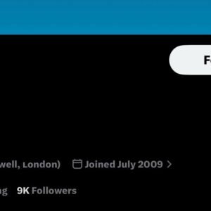 2009 aged x account (9k followers) – science/news theme page