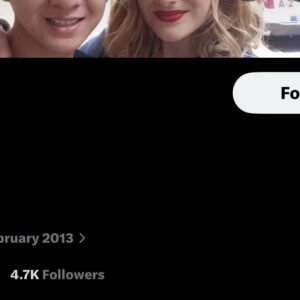 4.7K Follower Twitter Account (2013)