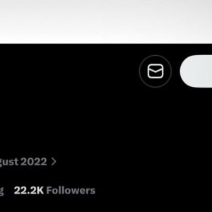 X (Twitter) Account – 22K Followers