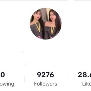 TikTok Account 9.2K Followers | 28.6K Likes