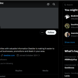 X Account with 7.6K Organic Followers