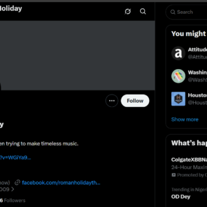Antique X Account with 5K Real Followers