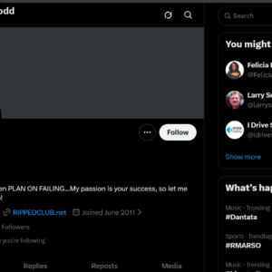 Classic X Account with 3K Organic Followers