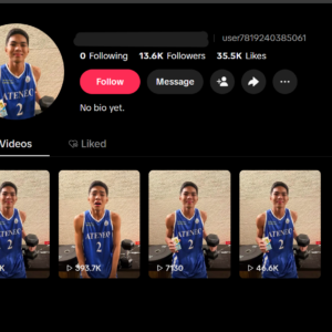 Solid TikTok Account with 13.6K Real Followers & 35.5K Likes