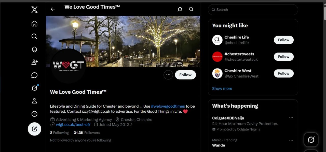 Top-Notch X Account with 31K Organic Followers