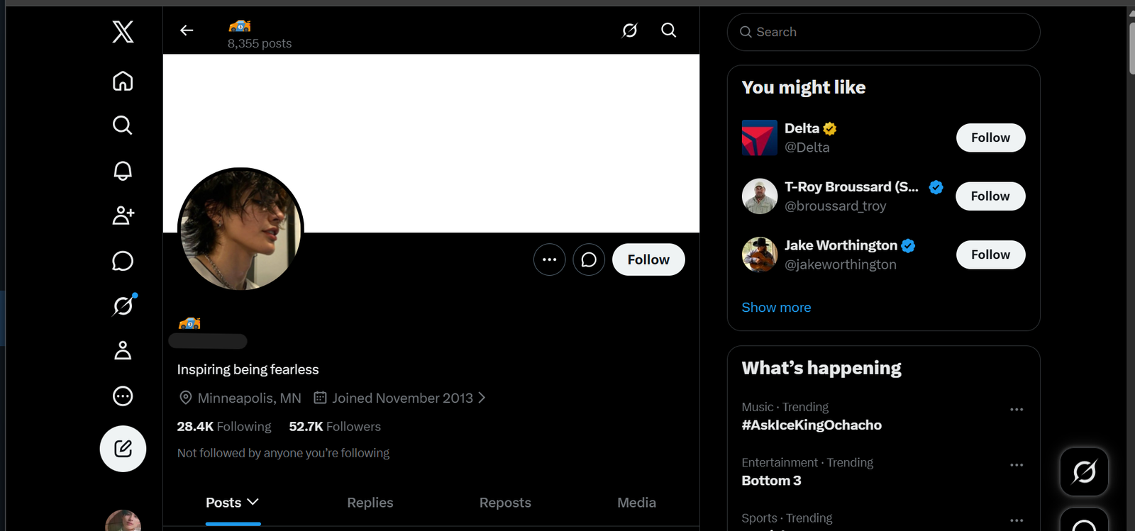 Top Quality X Account with 52.7K Organic Followers