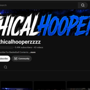 Solid YouTube Account with 5.49K Subscribers