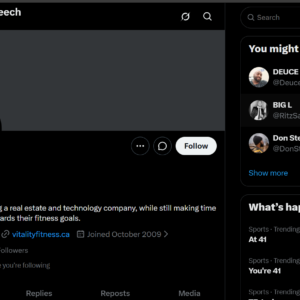 Solid 2009 X Account with 8.7K Real Followers