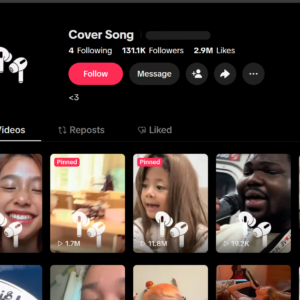Top-Notch TikTok Account with 131.1K Followers & 2.9M Likes